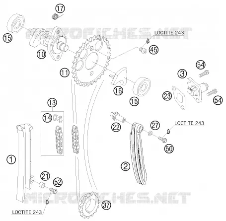 DISTRIBUTION Husqvarna Husaberg 550 2008 FS 550 E  FS 550 E