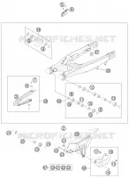 BRAS OSCILLANT  pour Husqvarna TE 250 de 2011