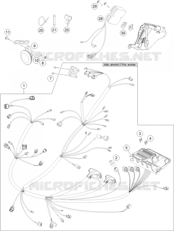 FAISCEAU ELECTRIQUE Husqvarna Husqvarna 701 2019 701 ENDURO  701 ENDURO