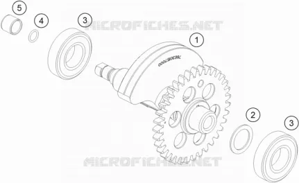ARBRE D'EQUILIBRAGE Husqvarna Husqvarna 701 2019 SVARTPILEN 701  SVARTPILEN 701 STYLE