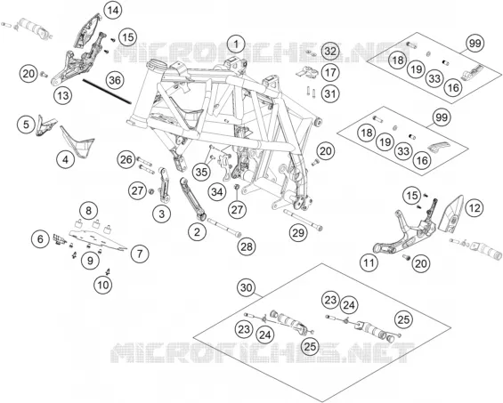 CADRE Husqvarna Husqvarna 701 2019 SVARTPILEN 701  SVARTPILEN 701 STYLE