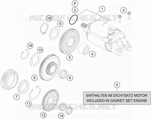 DEMARREUR ELECTRIQUE Husqvarna Husqvarna 701 2020 SVARTPILEN 701  SVARTPILEN 701
