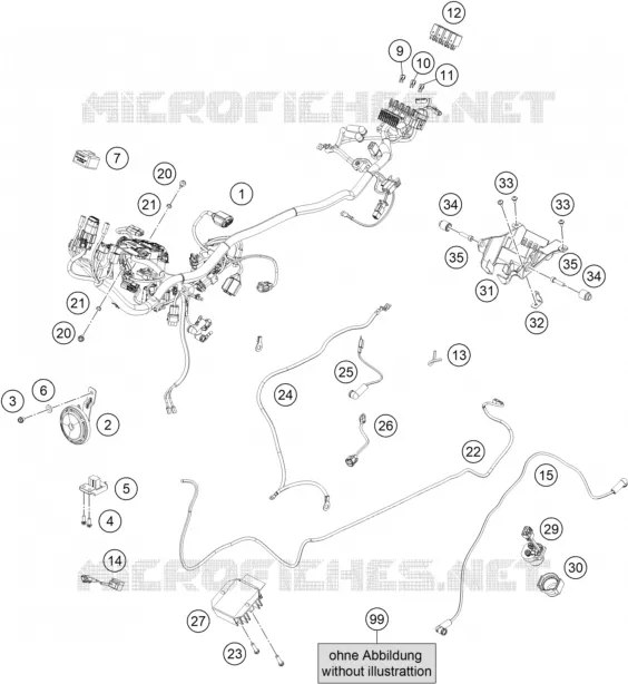 FAISCEAU ELECTRIQUE Husqvarna Husqvarna 401 2020 VITPILEN 401  VITPILEN 401 - B.D.