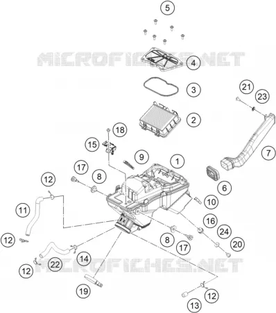 FILTRE A AIR Husqvarna Husqvarna 401 2020 VITPILEN 401  VITPILEN 401 - B.D.