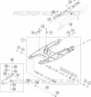 BRAS OSCILLANT  pour Husqvarna SVARTPILEN 401 CKD de 2019