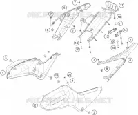 CACHES LATERAUX pour Husqvarna SVARTPILEN 401 CKD de 2019