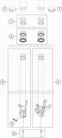FOURCHE (PIECES) pour Husqvarna SVARTPILEN 401 CKD de 2019