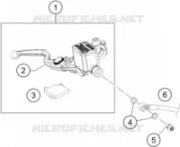 MAITRE CYLINDRE DE FREIN AVANT pour Husqvarna SVARTPILEN 401 CKD de 2019
