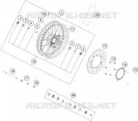 ROUE AVANT pour Husqvarna SVARTPILEN 401 CKD de 2019