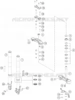 FOURCHE / T DE FOURCHE pour Husqvarna SVARTPILEN 401 - B.D. de 2020