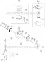 VILEBREQUIN / PISTON pour Husqvarna SVARTPILEN 401 - B.D. de 2020