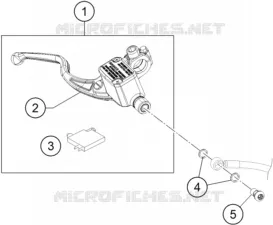 MAITRE CYLINDRE DE FREIN AVANT Husqvarna Husqvarna 250 2020 SVARTPILEN 250  SVARTPILEN 250 - B.D.