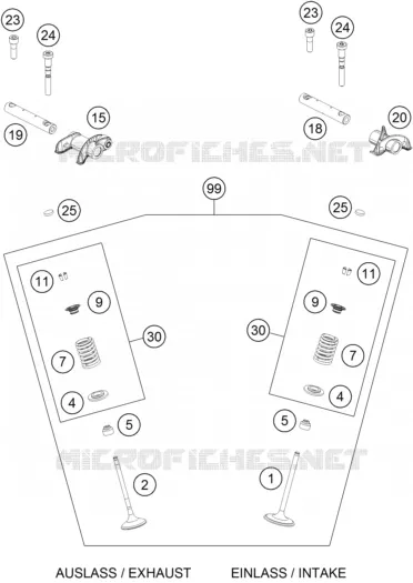 SOUPAPES Husqvarna Husqvarna 450 2020 FS 450  FS 450