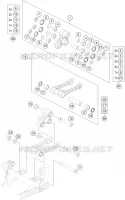 BIELLETTE D'AMORTISSEUR PRO LEVER pour Husqvarna FE 501 HQV de 2014