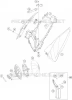 FILTRE A AIR pour Husqvarna FE 501 HQV de 2014