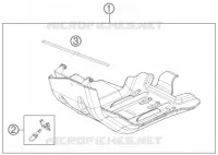 PROTECTION MOTEUR pour Husqvarna FE 501 HQV de 2014