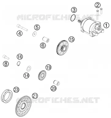 DEMARREUR ELECTRIQUE Husqvarna Husqvarna 501 2014 FE 501  FE 501 HQV