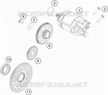 DEMARREUR ELECTRIQUE Husqvarna Husqvarna 450 2020 FE 450  FE 450