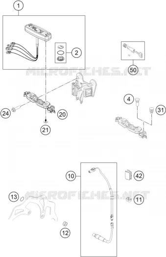 CONTACTEUR A CLE Husqvarna Husqvarna 350 2014 FE 350  FE 350