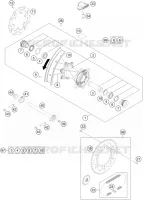 ROUE ARRIERE  125 husqvarna-moto 2020 TC 125 14
