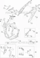 CADRE pour Husqvarna TC 250 de 2019