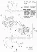 CARTER MOTEUR pour Husqvarna TC 250 de 2019