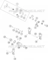 MECANISME DE SELECTION DE VITESSES pour Husqvarna TC 250 de 2019