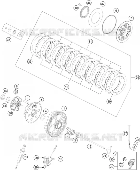 EMBRAYAGE Husqvarna Husqvarna 450 2019 FC 450  FC 450