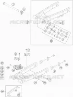 BRAS OSCILLANT  pour Husqvarna TC 50 MINI de 2020