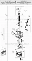 CARBURATEUR pour Husqvarna TC 50 MINI de 2020