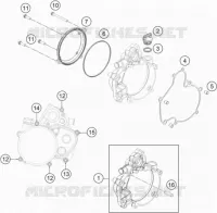 CARTER EMBRAYAGE pour Husqvarna TC 50 MINI de 2020