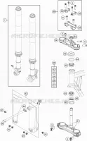 FOURCHE / T DE FOURCHE pour Husqvarna TC 50 MINI de 2020