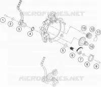 KICK pour Husqvarna TC 50 MINI de 2020