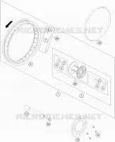 ROUE AVANT pour Husqvarna TC 50 MINI de 2020