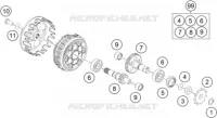 TRANSMISSION pour Husqvarna TC 50 MINI de 2020