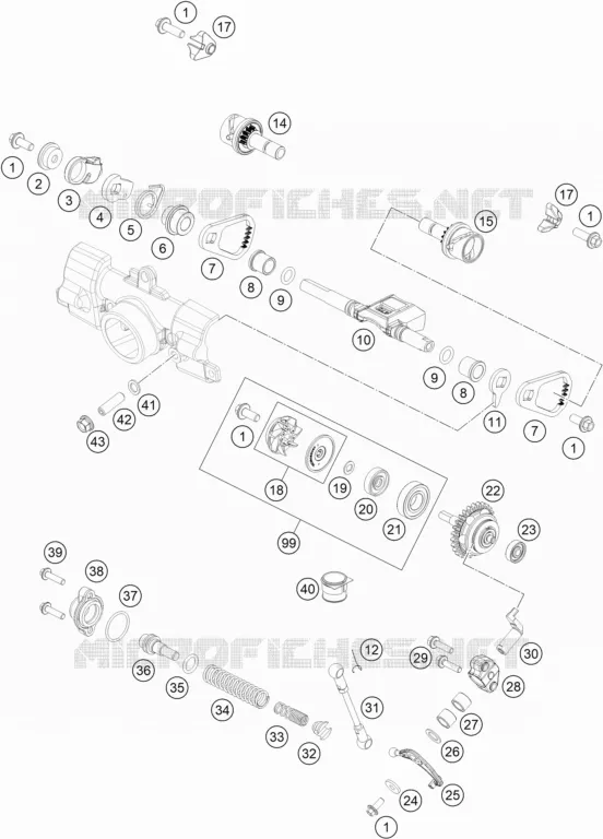 VALVE D'ECHAPPEMENT Husqvarna Husqvarna 85 2020 TC 85  TC 85 17/14