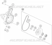 POMPE A EAU pour Husqvarna VITPILEN 401 - IKD de 2020