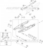 BRAS OSCILLANT  pour Husqvarna SVARTPILEN 401 - CKD de 2021