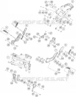 CADRE pour Husqvarna SVARTPILEN 401 - CKD de 2021