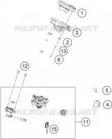 CONTACTEUR A CLE pour Husqvarna SVARTPILEN 401 - CKD de 2021