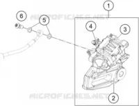 ETRIER DE FREIN AR pour Husqvarna SVARTPILEN 401 - CKD de 2021