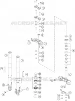 FOURCHE / T DE FOURCHE pour Husqvarna SVARTPILEN 401 - CKD de 2021