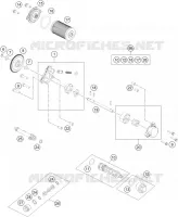POMPE A HUILE pour Husqvarna SVARTPILEN 401 - CKD de 2021