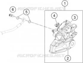 ETRIER DE FREIN AR Husqvarna Husqvarna 401 2021 SVARTPILEN 401  SVARTPILEN 401 - B.D.
