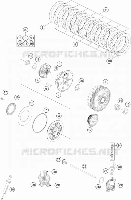 EMBRAYAGE Husqvarna Husqvarna 300 2021 TE 300  TE 300I