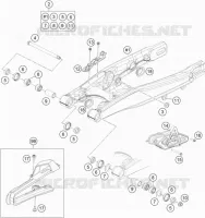 BRAS OSCILLANT  pour Husqvarna TC 85 17/14 de 2021