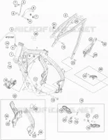 CADRE pour Husqvarna TC 85 17/14 de 2021