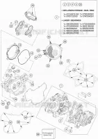 CARTER MOTEUR pour Husqvarna TC 85 17/14 de 2021