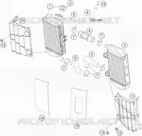 CIRCUIT DE REFROIDISSEMENT pour Husqvarna TC 85 17/14 de 2021