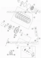 EMBRAYAGE pour Husqvarna TC 85 17/14 de 2021